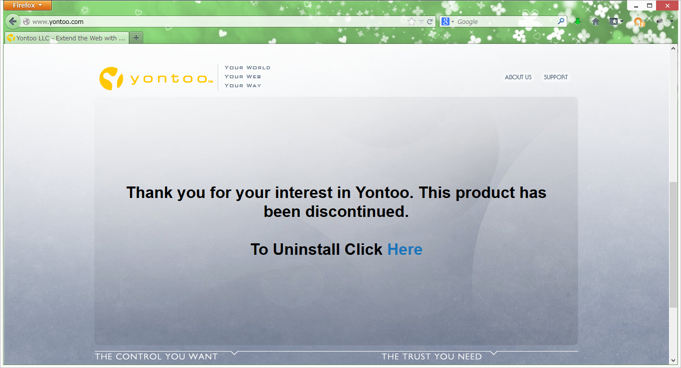 Yontoo LLCのサイト